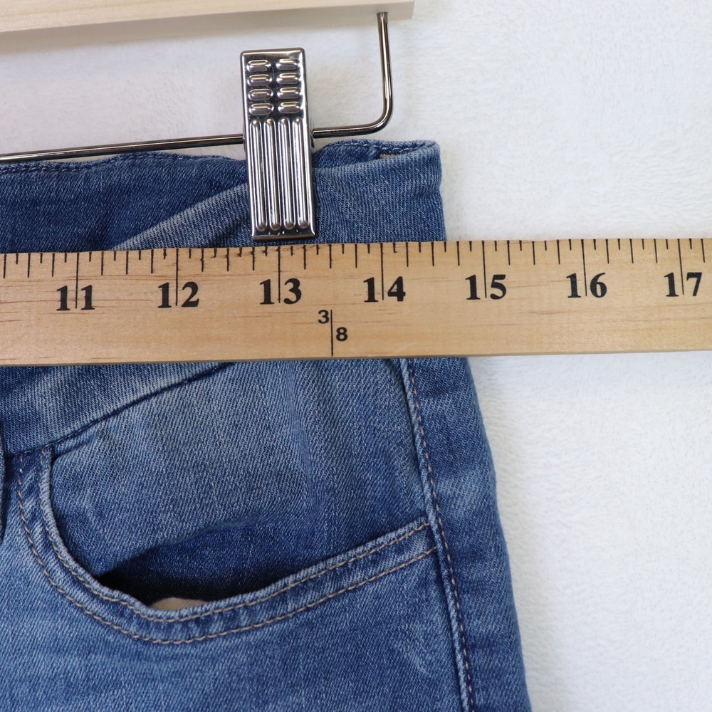 GUESS Blue Wide Leg High Rise Whiskered‎ Denim Jeans 28 - Picture 6 of 9